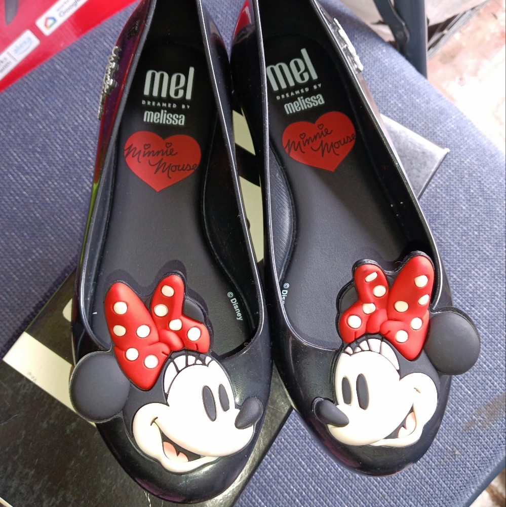 Mini Melissa Minnie slip ons